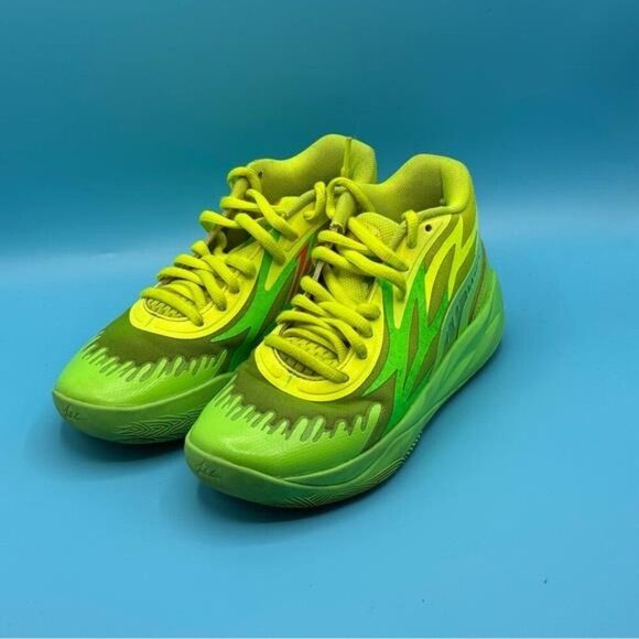 Puma Other - Puma Green Sneakers with Textured Upper and Thick Sole